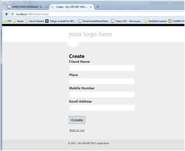 CREATE view of FREIND